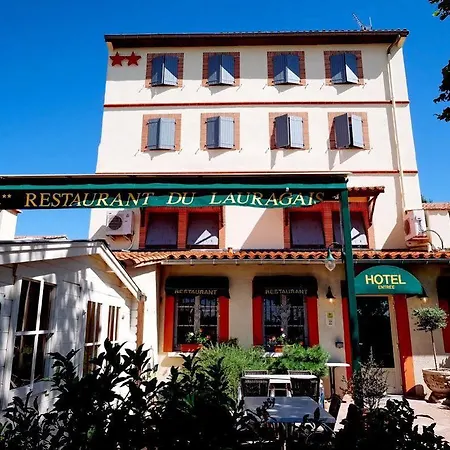 Restaurant Du Lauragais Logis De France מלון 2*